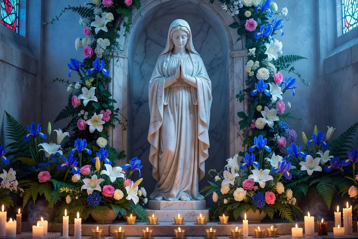 La dévotion mariale : Rosaire, Angélus et prière à Marie